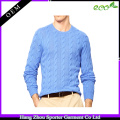 16FZCAS07 cable knit men cashmere sweater